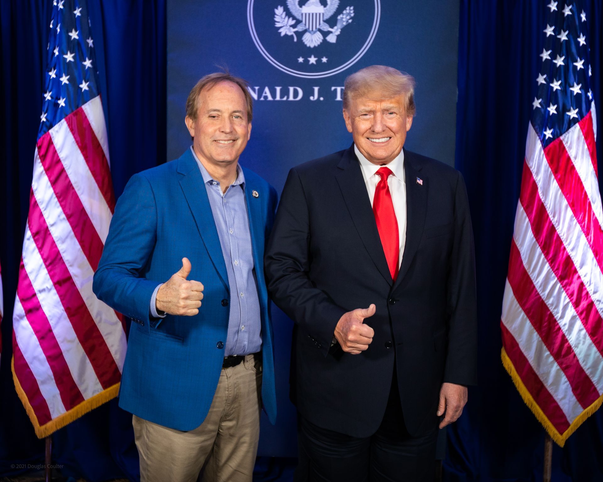 Ken Paxton with President Trump